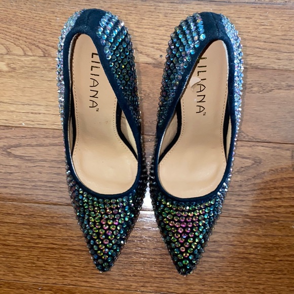 Liliana rhinestone Heels size 7 - Picture 5 of 7